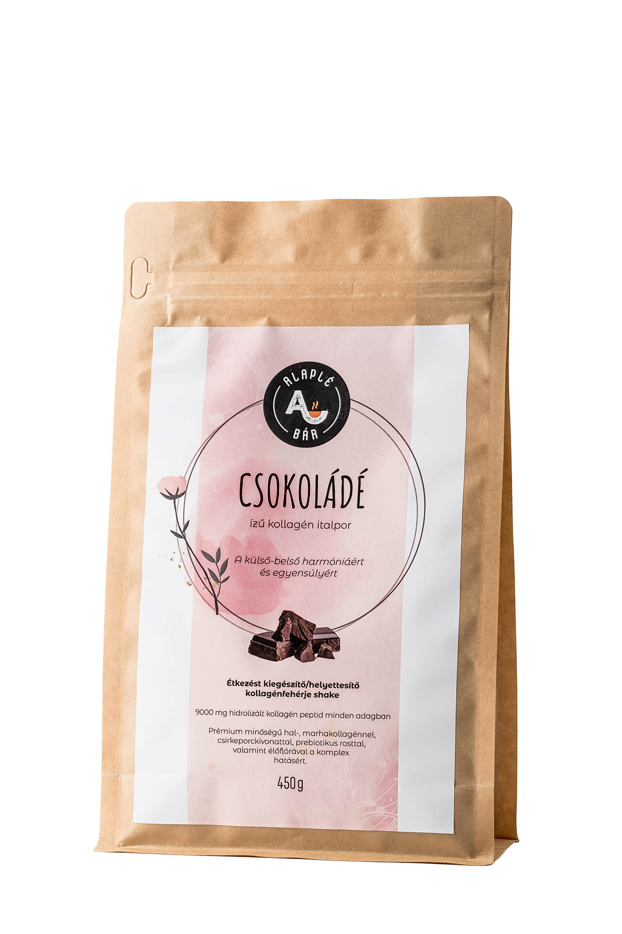 Csokoládé ízű kollagén italpor - 450 g